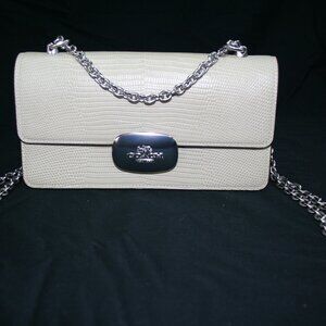 Coach Eliza Flap Crossbody Cream Bag CR106